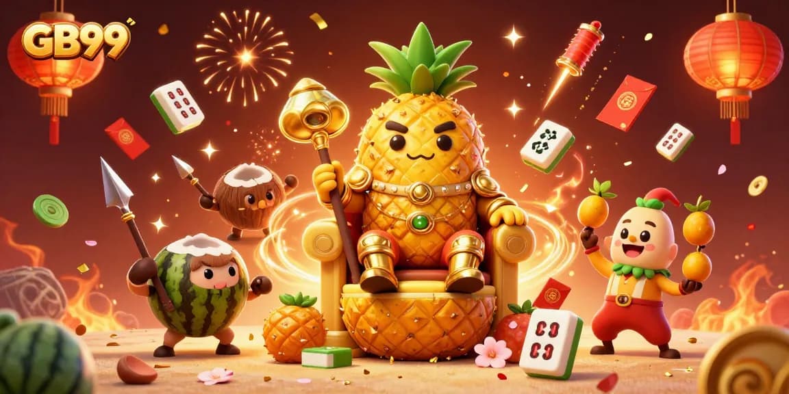 Experience exhilarating gaming at GB99, featuring the vibrant pineapple king and dynamic beach casino.