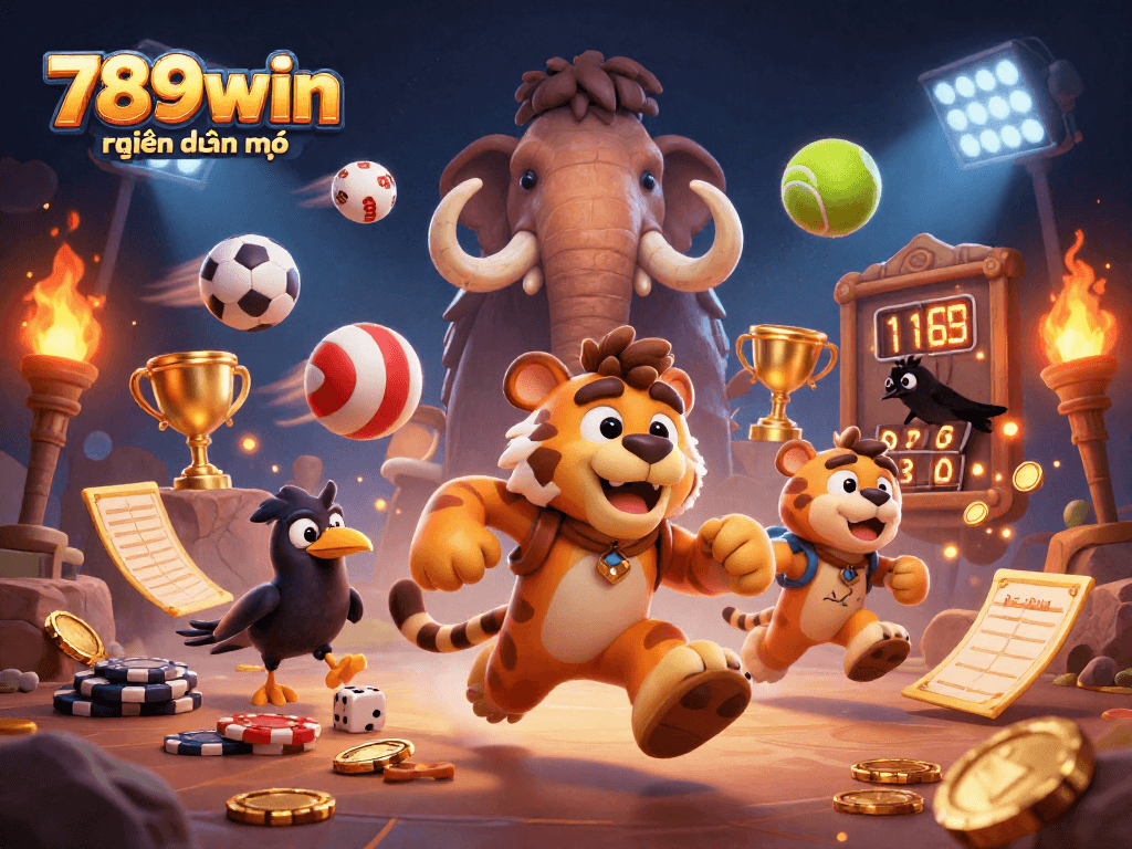 Experience the thrill of 789win hiện đang mở with dynamic gambling elements and vibrant characters.