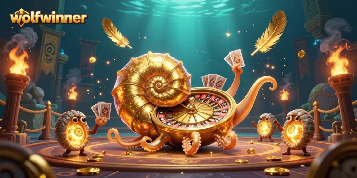 Experience thrilling gameplay at wolfwinner with our ancient giant nautilus and glowing ammonites.
