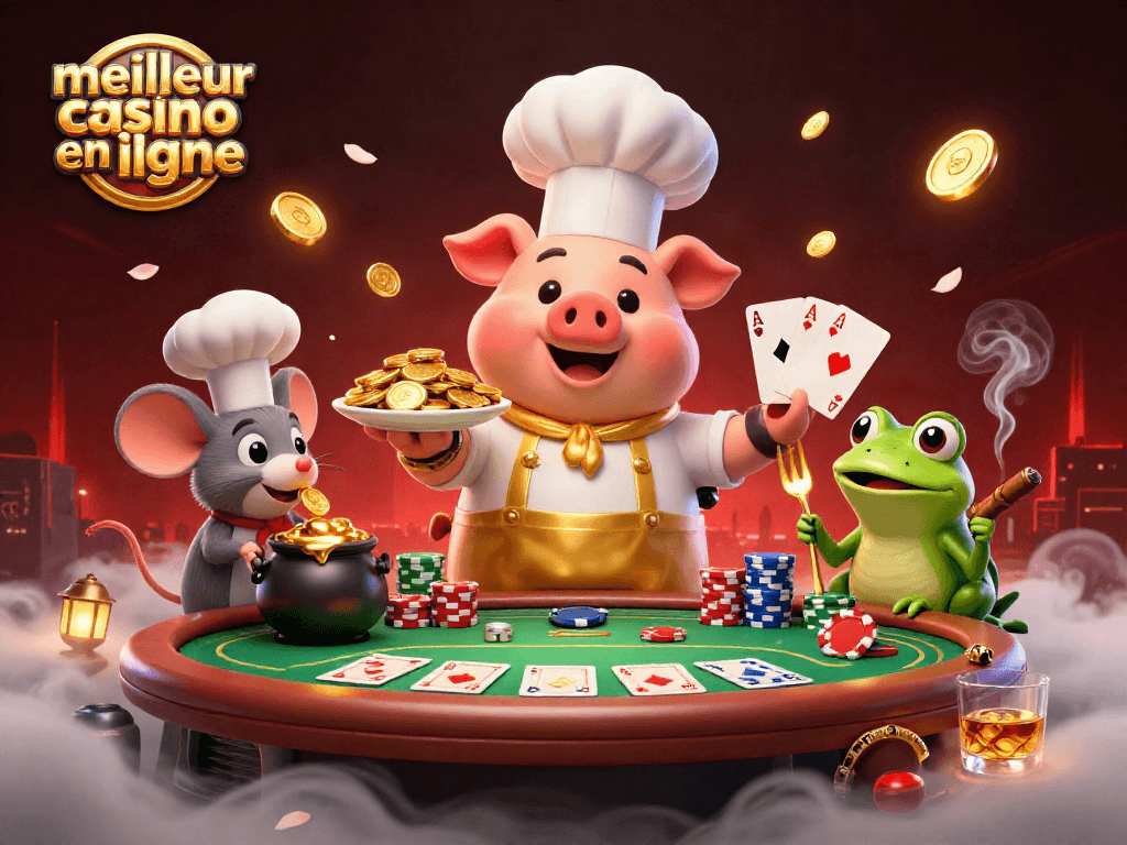 Gagnez en jouant au meilleur casino en ligne avec une illustration 3D captivante.