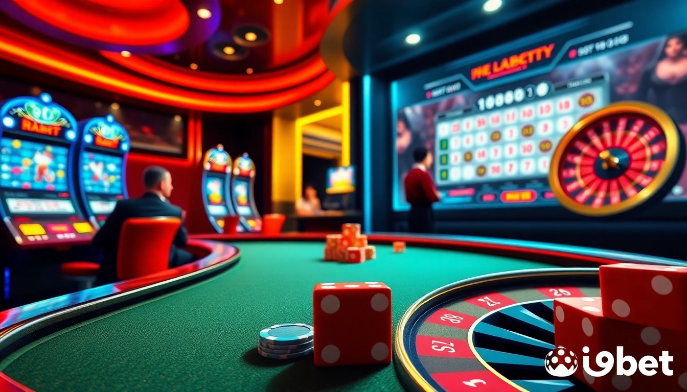 Experience the thrill of online gambling at i9bet with engaging casino games and vibrant visuals.