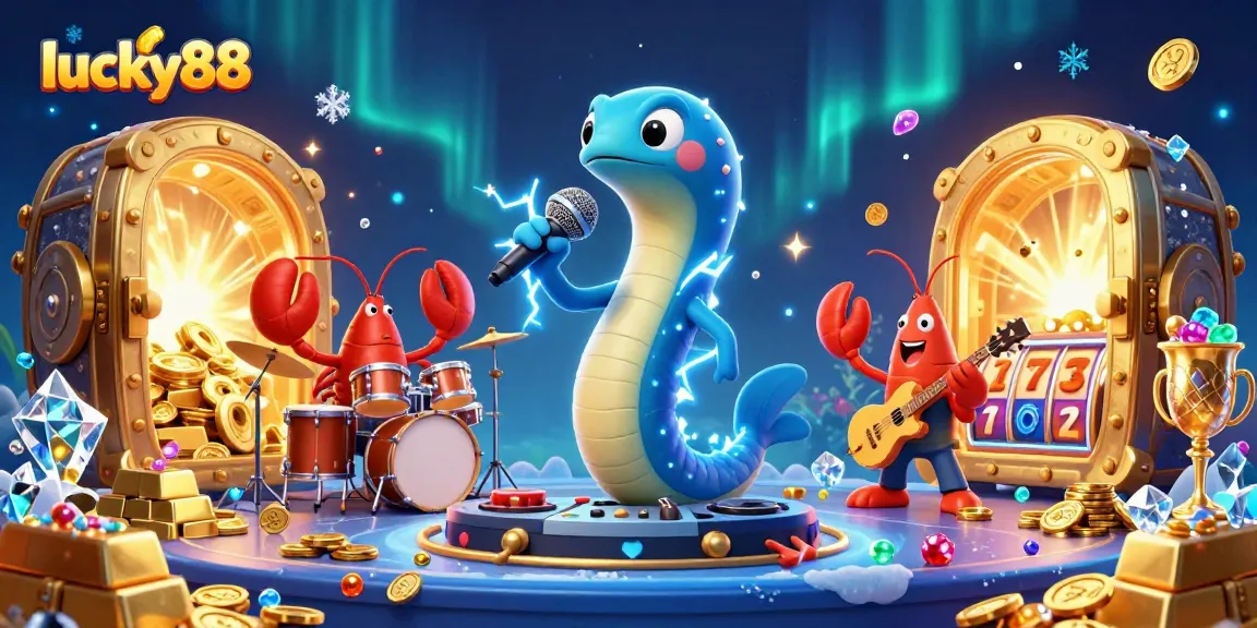 Experience exciting gameplay at lucky88 with vibrant casino characters and treasure elements in a rich underwater setting.