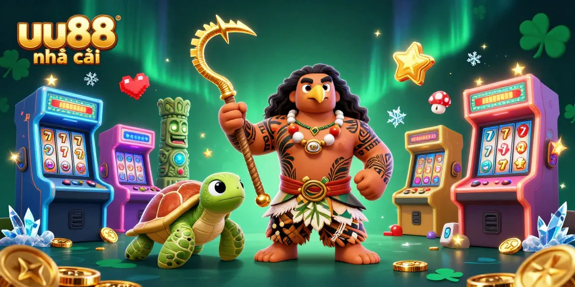Experience thrilling slots at uu88 nhà cái with vibrant visuals of games and characters.