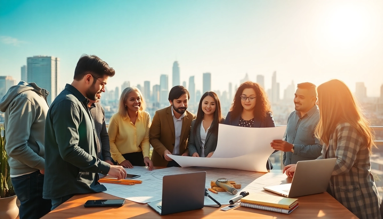 Engaging construction advocacy discussion with diverse professionals in an urban setting