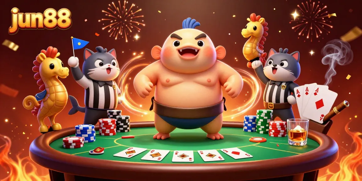 Experience vibrant gaming excitement at jun88 with lively characters and dynamic casino elements.