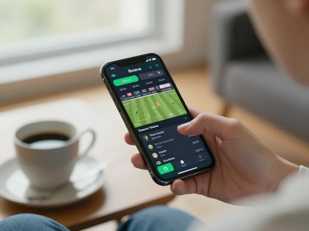 Engaging in live sports betting with open88c app showing real-time odds and updates