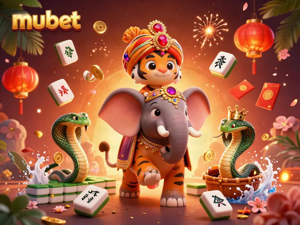 Engage with mbet's vibrant casino scene featuring a majestic maharaja and jewel-encrusted elements.