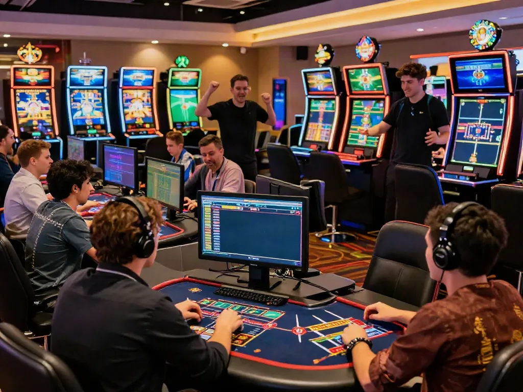 Engaging live casino scene at https://five88bet.org/ with enthusiastic players and interactive dealers.