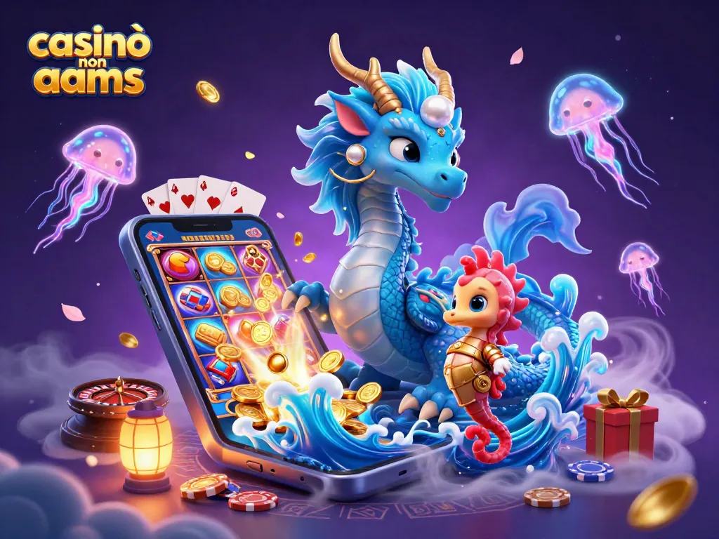 Gioca nei casinò non AAMS con un drago d'acqua 3D e giochi d'azzardo avvincenti.