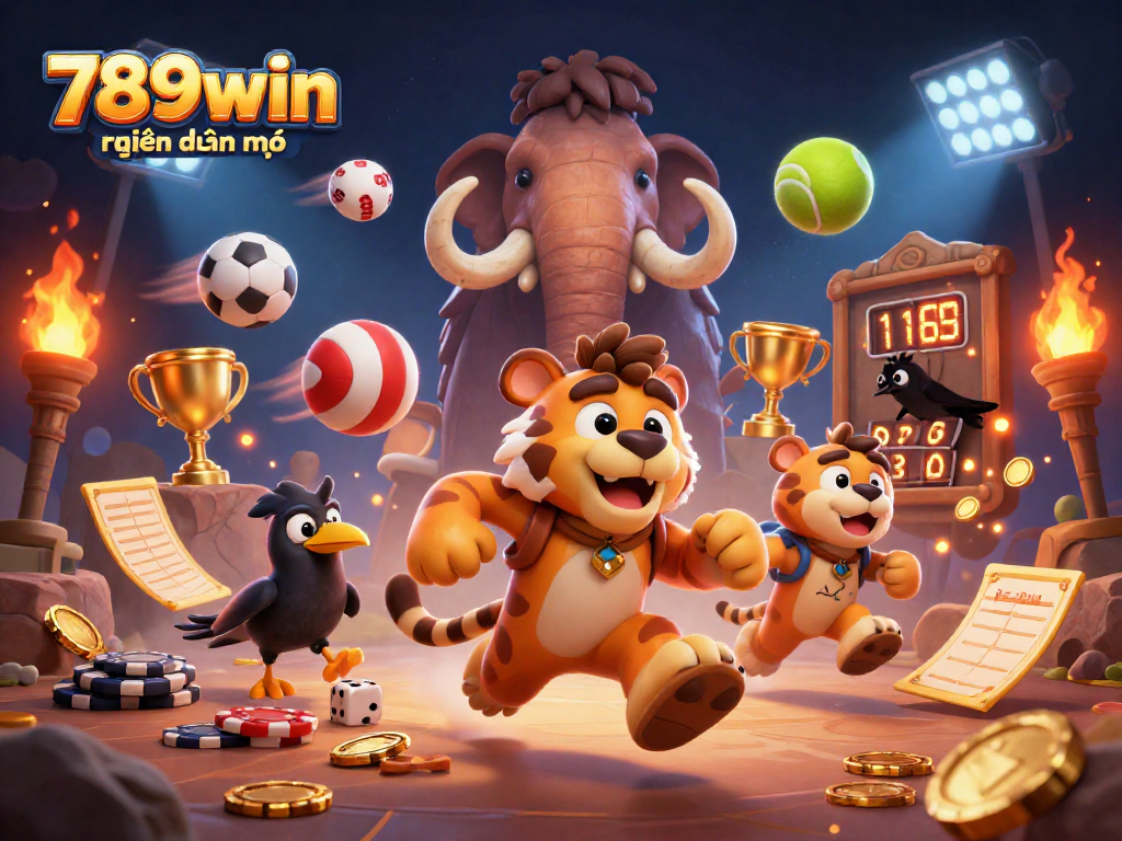 Experience the thrill of 789win hiện đang mở with dynamic gambling elements and vibrant characters.