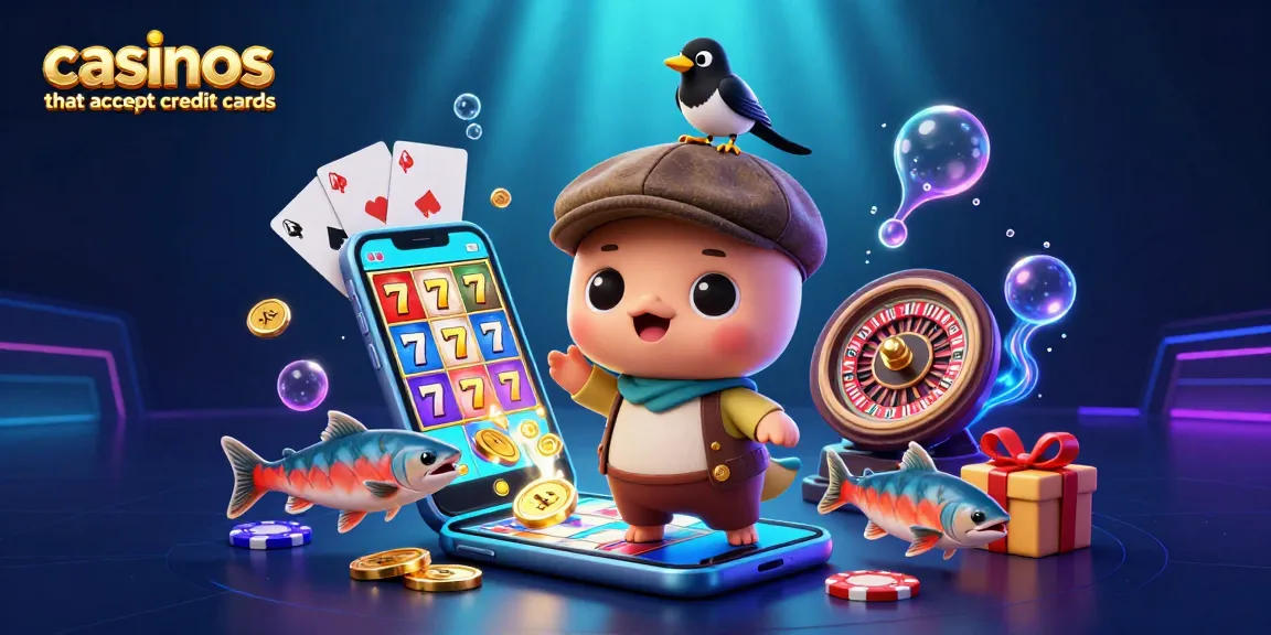 Experience thrilling gameplay at casinos that accept credit cards with unique characters and slot games.