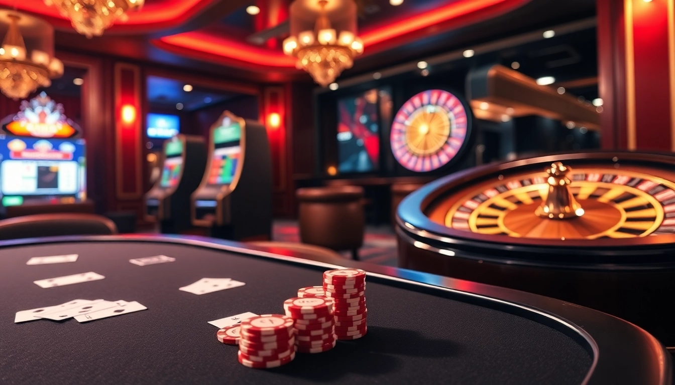 Experience the thrill of 789f gambling with vibrant casino visuals and exciting gaming elements.