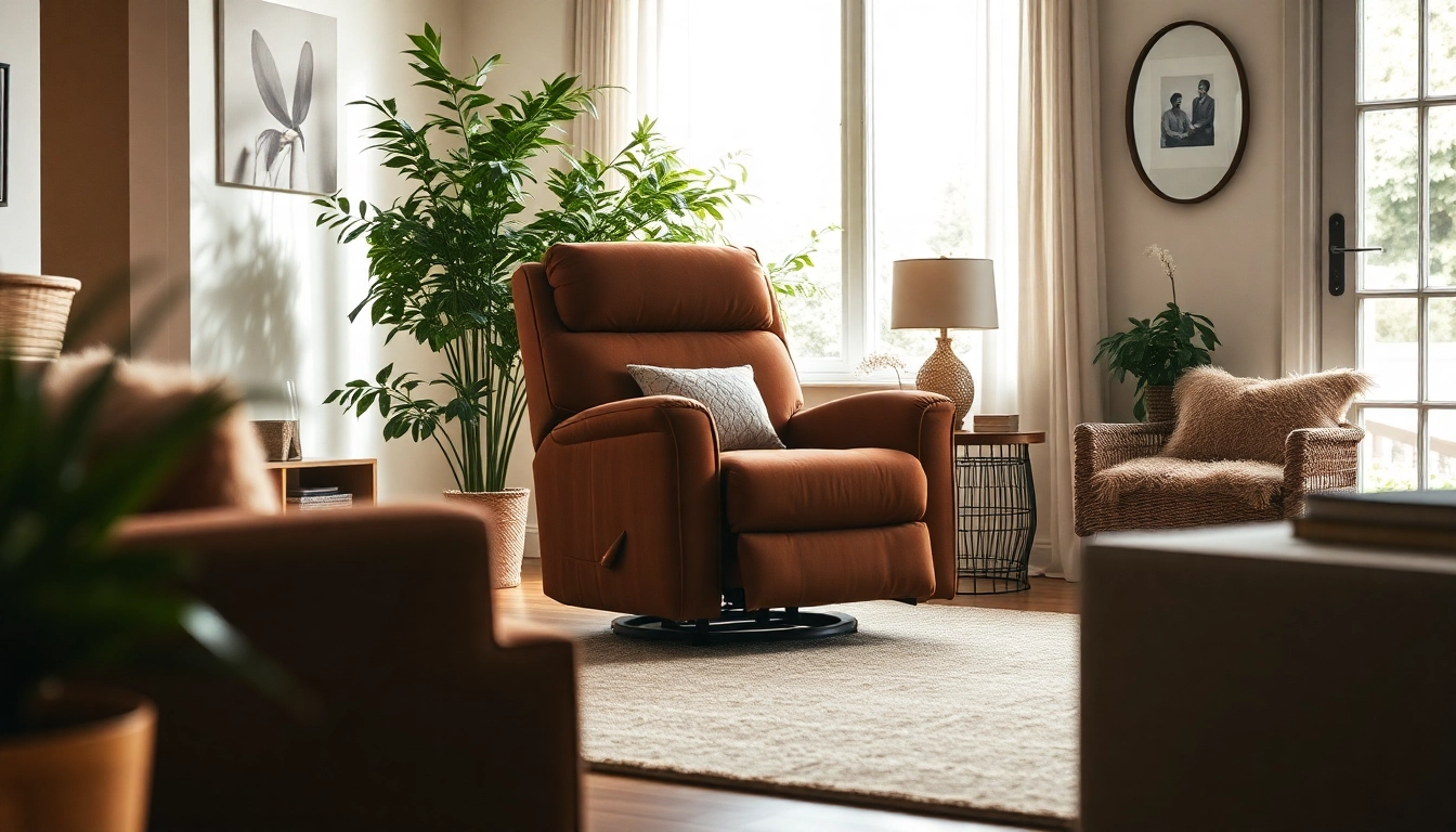 Discover the comfort of power lift recliners in a cozy living room setup.