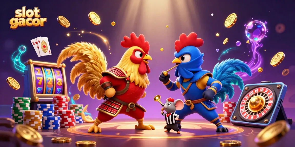 Experience thrilling battles with slot gacor champions as golden coins fly and luck spins!