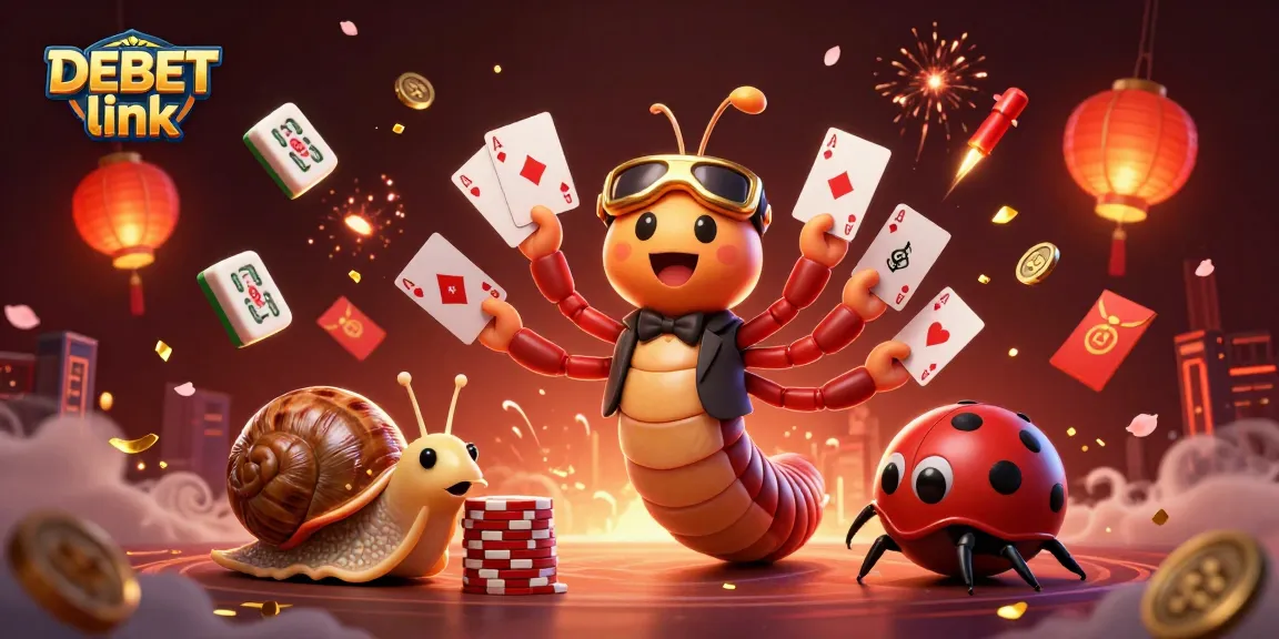Experience the thrill of winning with DEBET link at this vibrant casino scene