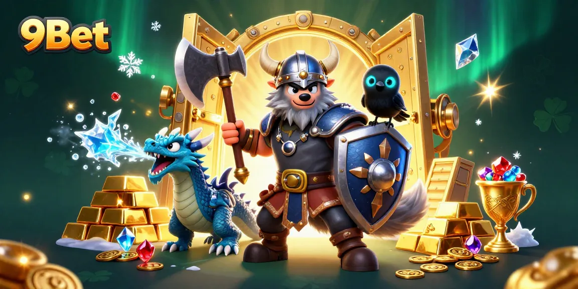 Engage with 9Bet's thrilling 3D Viking adventure featuring dynamic casino treasures.