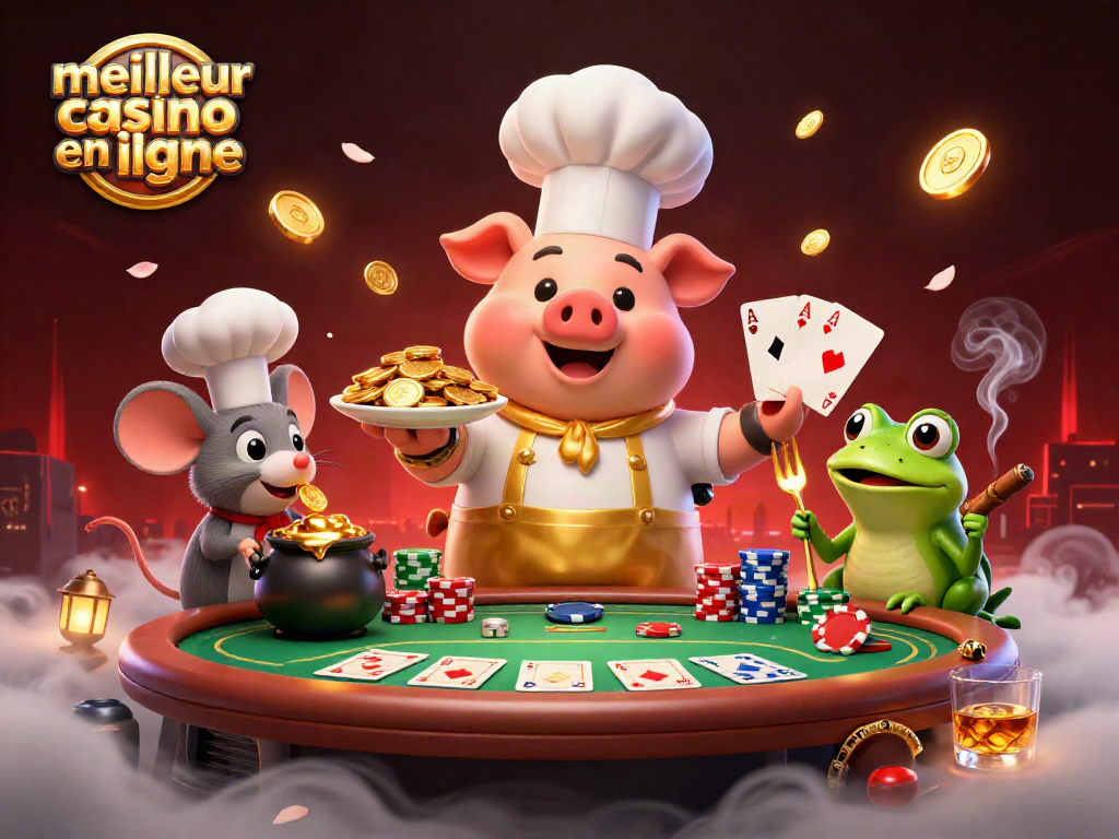 Gagnez en jouant au meilleur casino en ligne avec une illustration 3D captivante.