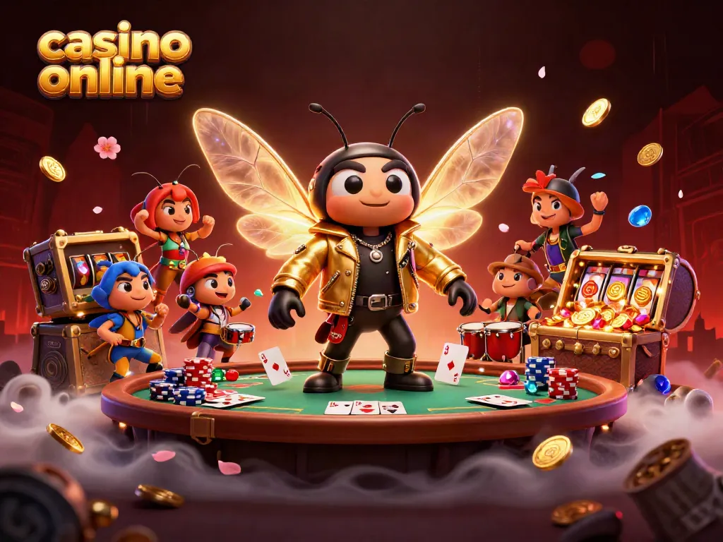 Juega en el casino online y disfruta de juegos vibrantes con acción en este emocionante diseño.