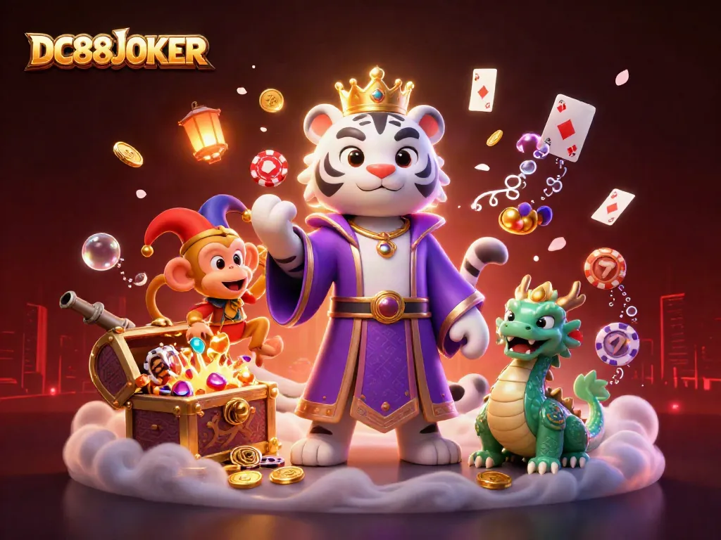 Engage with thrilling slot experiences at DC88JOKER through dynamic visuals and playful characters.