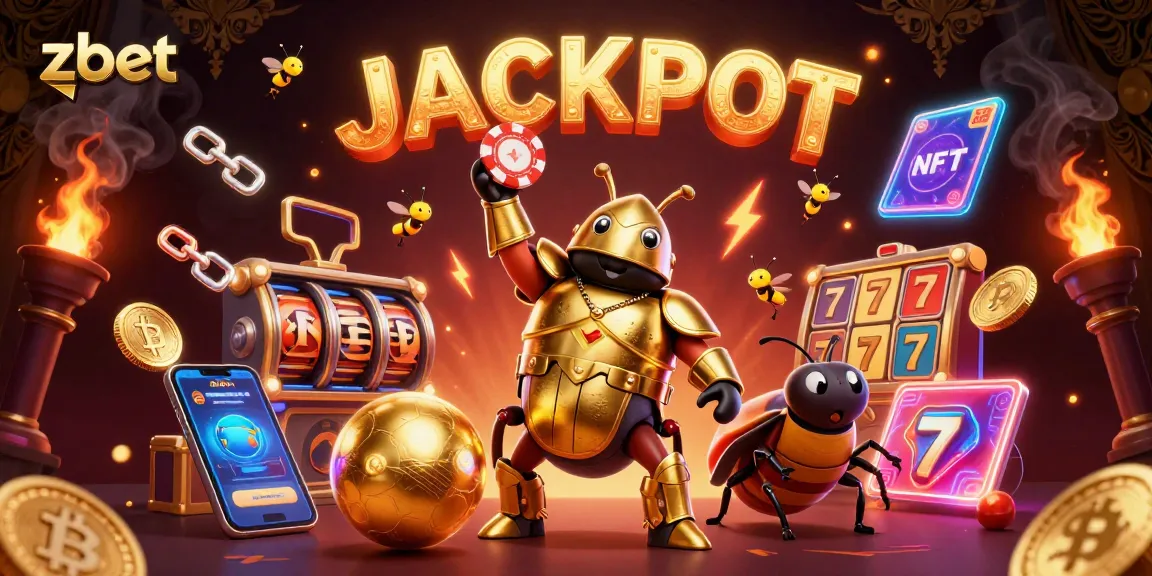 Join the thrill of zbet with a vibrant 3D casino scene showcasing victory and excitement.