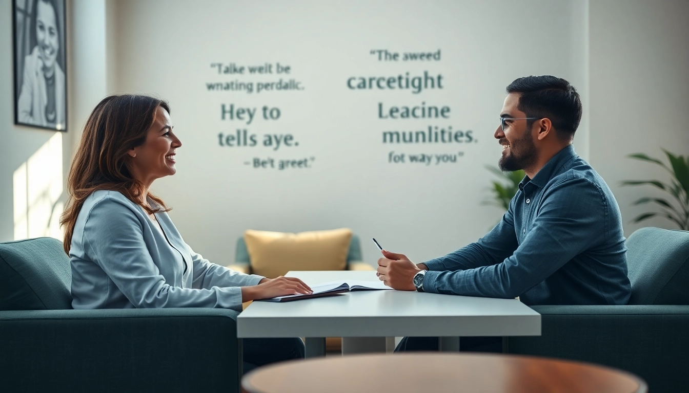 Engaging career coaching session fostering growth and insight.