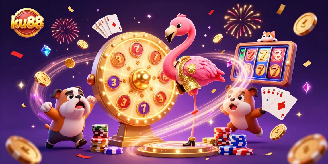 Engage in thrilling ku88 casino gameplay with fun-filled characters and vibrant elements!