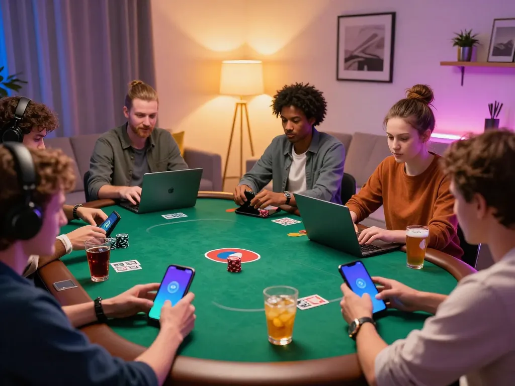 Engaging online poker game session illustrating Nha cai uy tin in a responsible gambling environment.