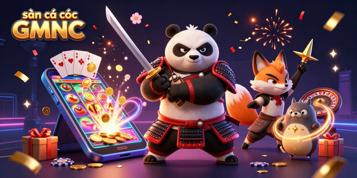 Experience excitement at sàn cá cược GMNC featuring dynamic characters and vibrant gaming elements.