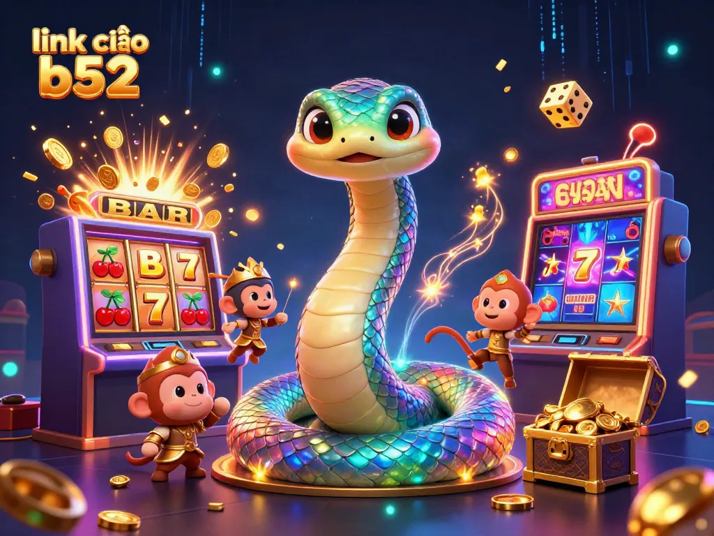 Spin the reels with the vibrant characters in link vào b52's casino adventure featuring a jackpot explosion.