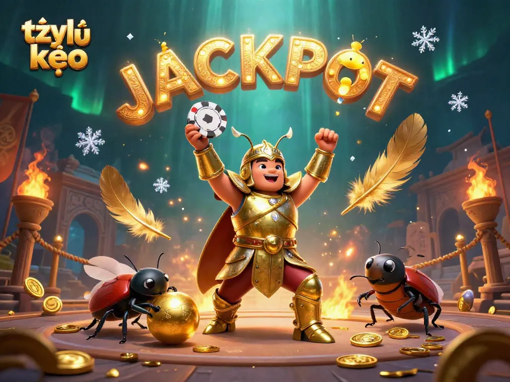 Celebrate winning strategies with tỷ lệ kèo in a vibrant, energetic casino scene filled with dynamic elements.