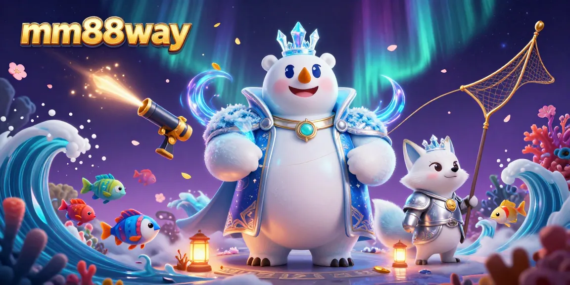 Experience thrilling fish shooting with mm88way, featuring vibrant underwater action and colorful sea creatures.